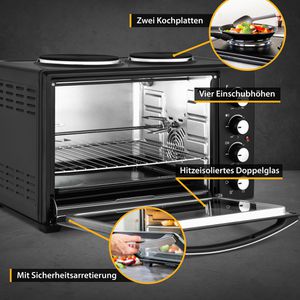 Produktbild für Minibackofen TZS-First-Austria FA-5045-5
