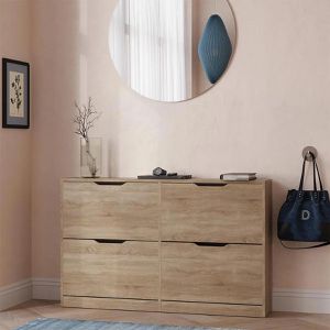 Produktbild für Schuhschrank Vicco Luca, sonoma eiche