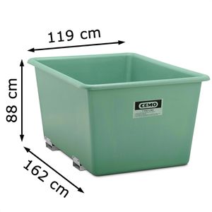 Produktbild für Großbehälter CEMO 1208, 1100 Liter