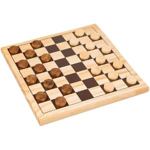 Produktbild für Brettspiel Idena 40174, 2-in-1 Schach und Dame