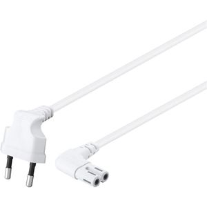 Produktbild für Netzkabel Goobay 97356, 2-polig, 3 m, weiß