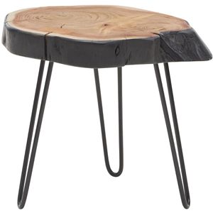 Beistelltisch Wohnling WL6.475 akazie, aus Massivholz / Metall