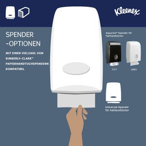 Produktbild für Papierhandtücher Kleenex Ultra, 4633, 2-lagig