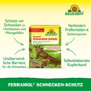 Produktbild für Schneckenzaun Neudorff Ferramol, 8 m, erweiterbar
