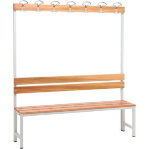 Umkleidebank SZ-Metall 57153, Sitzfläche Holz, 150 cm