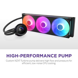 Produktbild für CPU-Kühler NZXT Kraken Plus 360 RGB, RL-KR360-B2, PWM