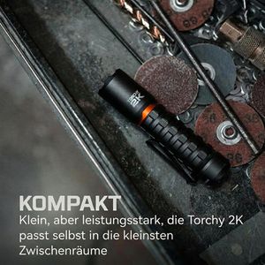 Produktbild für Taschenlampe Nebo Torchy 2K, LED, aufladbar