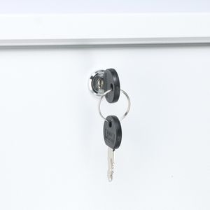 Produktbild für Briefkasten Burg-Wächter Nordland Set 20867, weiß, aus Stahl