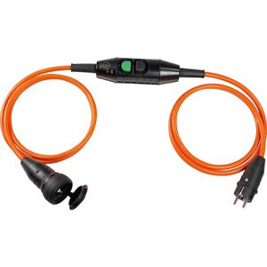 Verlängerungskabel as-Schwabe 45401, für außen IP44, PRCD-K