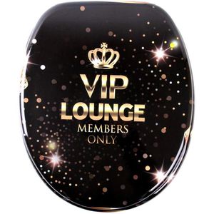 WC-Sitz Sanilo VIP Lounge A685351, oval, aus Holz