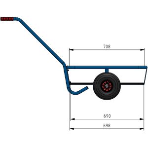 Produktbild für Handwagen Fetra 4091V, mit Plattform