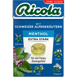 Kräuterbonbons Ricola Menthol Extra Stark