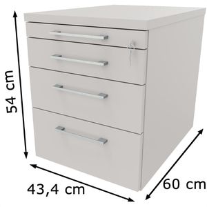 Produktbild für Rollcontainer fm-Büromöbel Fastline, Holz