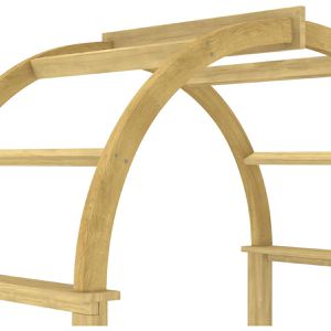 Produktbild für Rosenbogen vidaXL 318419, braun