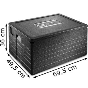 Produktbild für Thermobox thermohauser Unistar, schwarz, 82 Liter