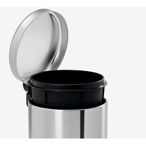 Produktbild für Mülleimer Simplehuman CW1852CB, silber