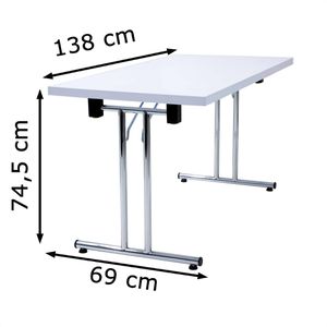 Produktbild für Klapptisch Hammerbacher KL 14, aus Holz
