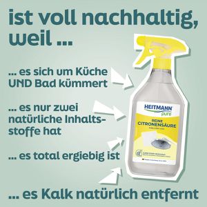 Produktbild für Zitronensäure Heitmann pure 10347030000, Spray