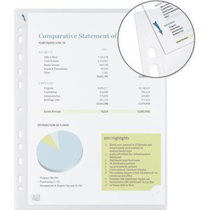 Produktbild für Prospekthüllen Oxford 400012936 Economy Quick'In