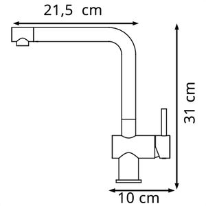 Produktbild für Küchenarmatur SCHOCK Epos ND 540003CHR, Chrom