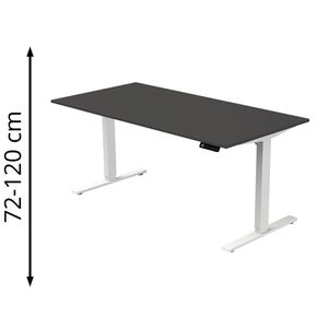 Schreibtisch Kerkmann Move 3, anthrazit / weiß