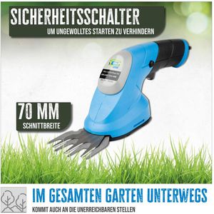 Produktbild für Grasschere Güde GPS 3,6V-1.5 LI-ION, 95506, Akku