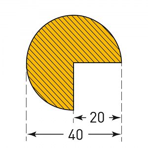 Produktbild für Schutzprofil Moravia Kreis, magnetisch