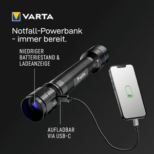 Produktbild für Taschenlampe Varta Night Cutter Pro F40R LED, aufladbar