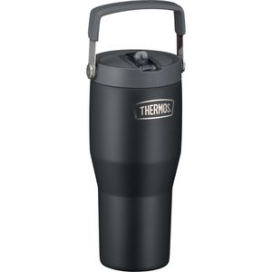 Produktbild für Thermobecher Thermos RS Flip Straw black mat, schwarz