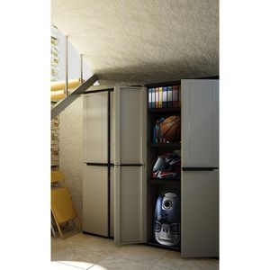 Produktbild für Mehrzweckschrank Terry JLINE 268, grau