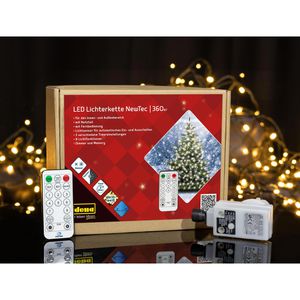 Produktbild für Lichterkette Idena 31339, NewTec, 360 LED, innen + außen