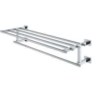 Produktbild für Handtuchhalter GROHE Essentials Cube 40512001, silber