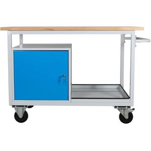 Produktbild für Werkbank ADB Eko, 41922, blau, mit Rollen