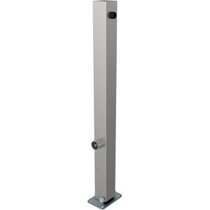 Produktbild für Absperrpfosten Schake 4070FU, silber, aus Edelstahl