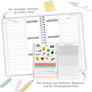 Produktbild für Schülerkalender Trötsch Blau, Schuljahr 2026/2027