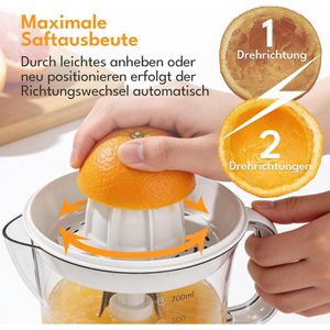Produktbild für Zitronenpresse LEBENLANG LB389W