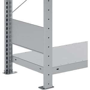 Produktbild für Schwerlastregal META-Regalbau 9900013273, 5 Metallböden