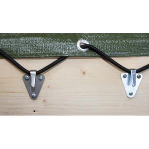 Produktbild für Planenhaken Kerbl 37609/2, Hakenplatte