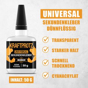 Produktbild für Sekundenkleber Kraftprotz Universal, KPDF50