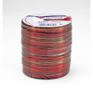 Produktbild für Geschenkband Präsent Raffia Pearl Multicolour, rot