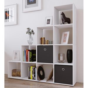 Produktbild für Bücherregal VCM Napoli, 912408, weiß