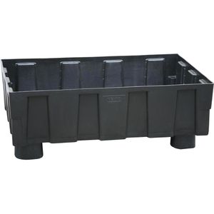Auffangwanne CEMO 250/2 mit 4 Füßen, 8279, aus Polyethylen