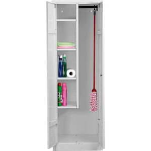 Mehrzweckschrank G-Office CLC/HD.1860, abschließbar, weiß