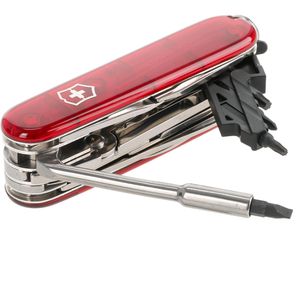 Produktbild für Taschenmesser Victorinox CyberTool M 1.7725.T, rot transparent
