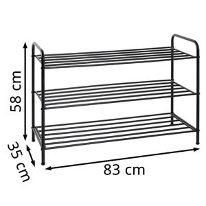 Produktbild für Schuhregal Haku-Möbel 25561, aus Metall