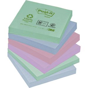 Produktbild für Haftnotizen Post-it Recycling Notes, pastell