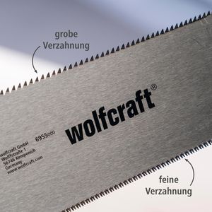 Produktbild für Japansäge Wolfcraft 6955000, Ryoba