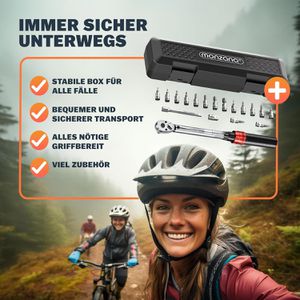 Produktbild für Drehmomentschlüssel Monzana 109715, 18-teilig