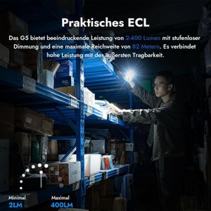 Produktbild für Taschenlampe Wuben G5 LED, aufladbar, schwarz