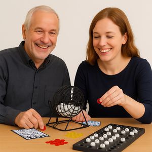 Produktbild für Brettspiel Relaxdays 10021014, Bingo mit Lostrommel